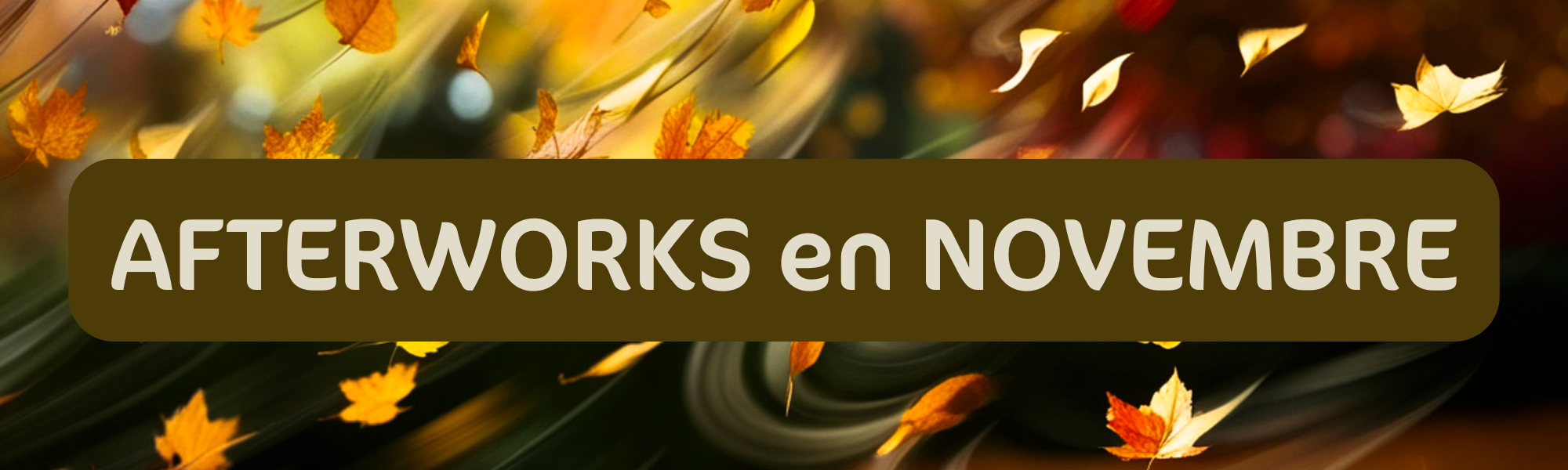 Afterworks en novembre